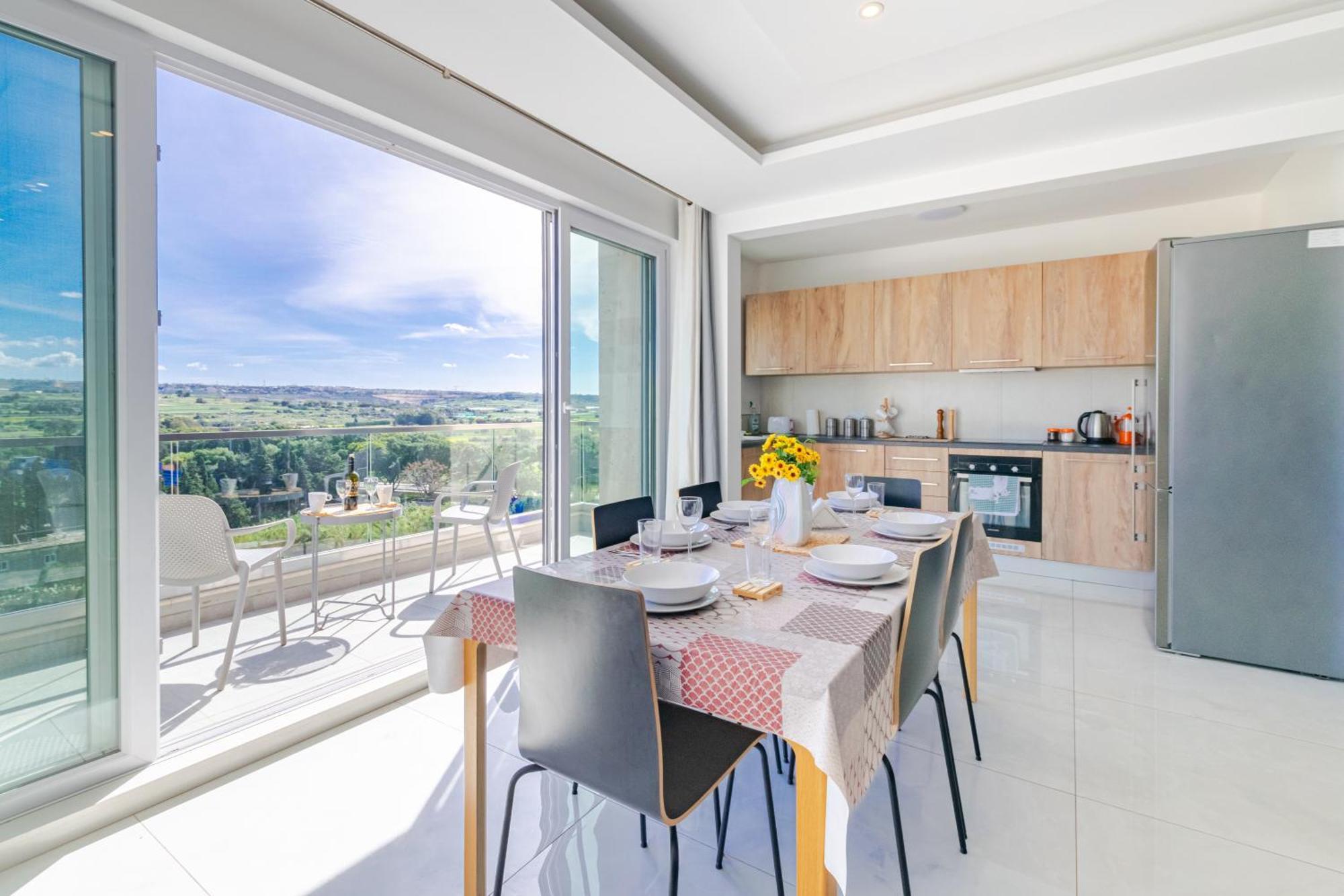 New Spacious Apartment With Amazing View Bugibba セント・ポールズ・ベイ エクステリア 写真